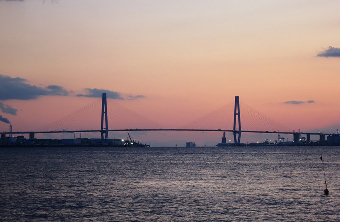 名港中央大桥_名古屋市_日本