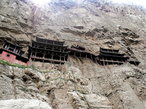 山西悬空寺下 感受震撼